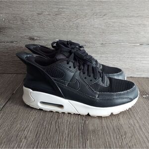 Nike Air Max 90 Flyease Black White GS Size 5Y CV0526-003 Shoes